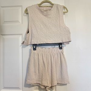 Free People Tank & Short Set